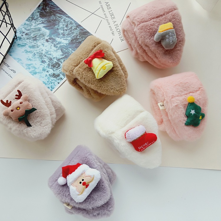 Khăn Choàng Lông Dày Dặn Giữ Ấm Mùa Thu Đông Cho Bé