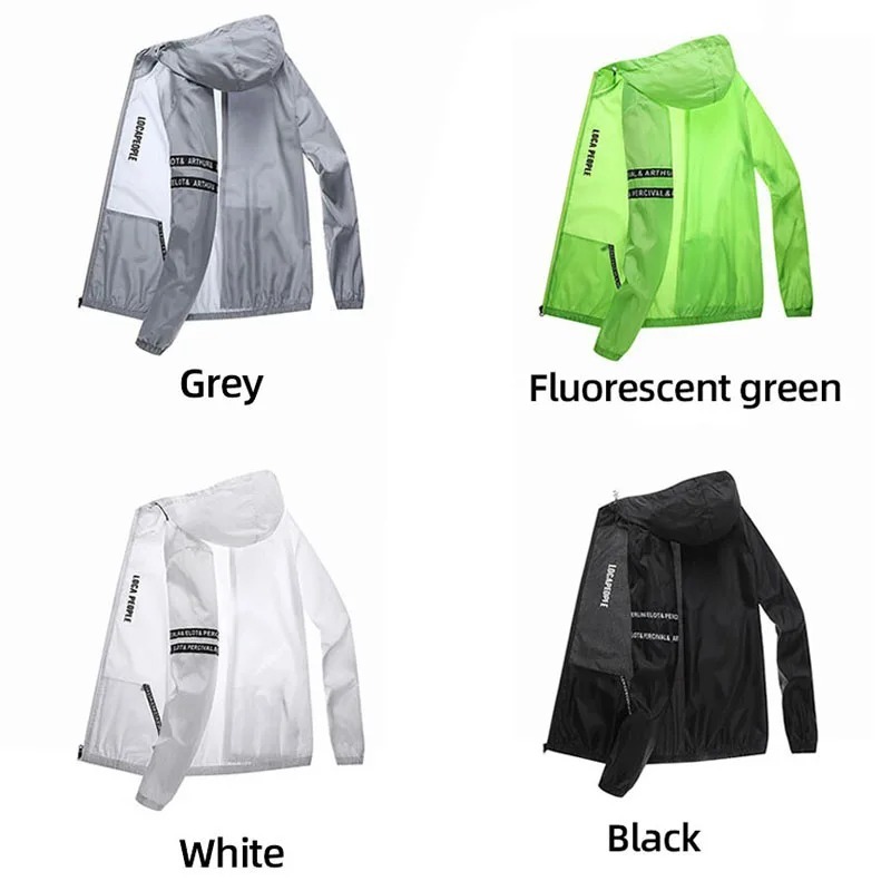 Áo Khoác Tay Dài Chống Tia UV Phong Cách Thể Thao Thời Trang Mùa Hè Cho Nam