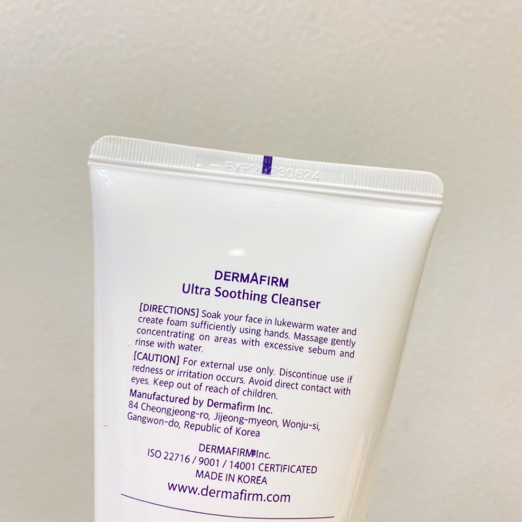 DERMAFIRM Sữa Rửa Mặt Tinh Chất Tía Tô Làm Sạch Sâu Lỗ Chân Lông Kiểm Soát Dầu Cho Da Nhạy Cảm 150ml