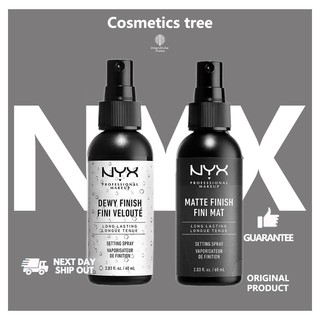 Xịt khóa lớp trang điểm NYX long lasting longue tenue 60ml matte finish/dewy finish cho da dầu, da khô