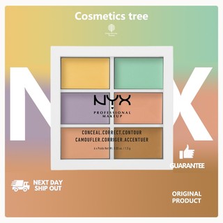 Che khuyết điểm NYX 6 ô Professional Makeup chính hãng đầy đủ các tone màu