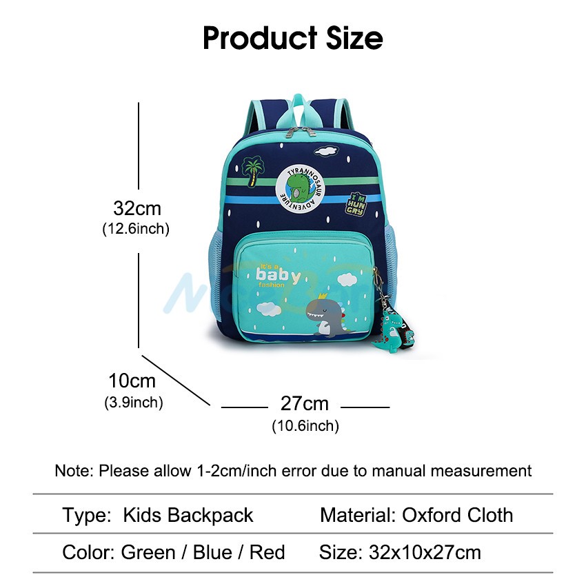 Niceborn Ba Lô Khủng Long Dễ Thương Cho Bé