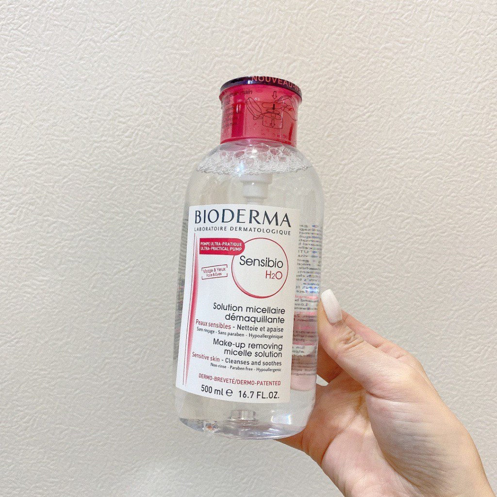 BIODERMA  Nước Tẩy Trang Pháp Làm Sạch Sâu Cho Da Mặt / Mắt / Môi 500ml