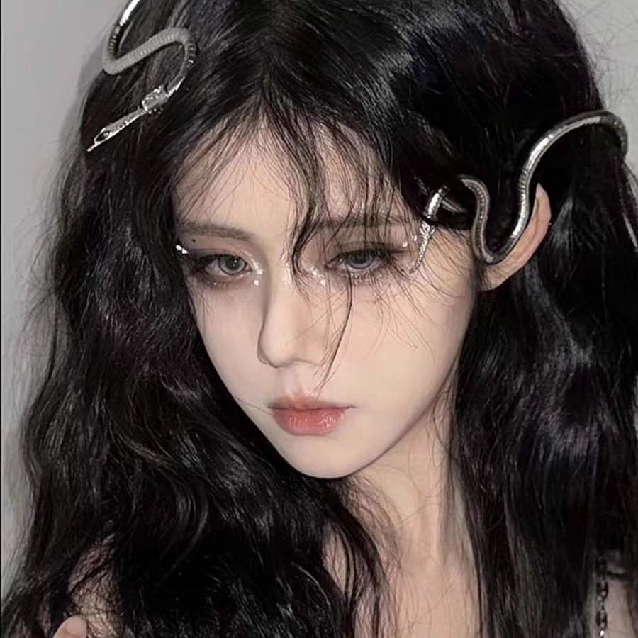 Băng Đô Cài Tóc Dạng Rắn Dài Màu Vàng Độc Đáo Thời Thượng Cho Nữ