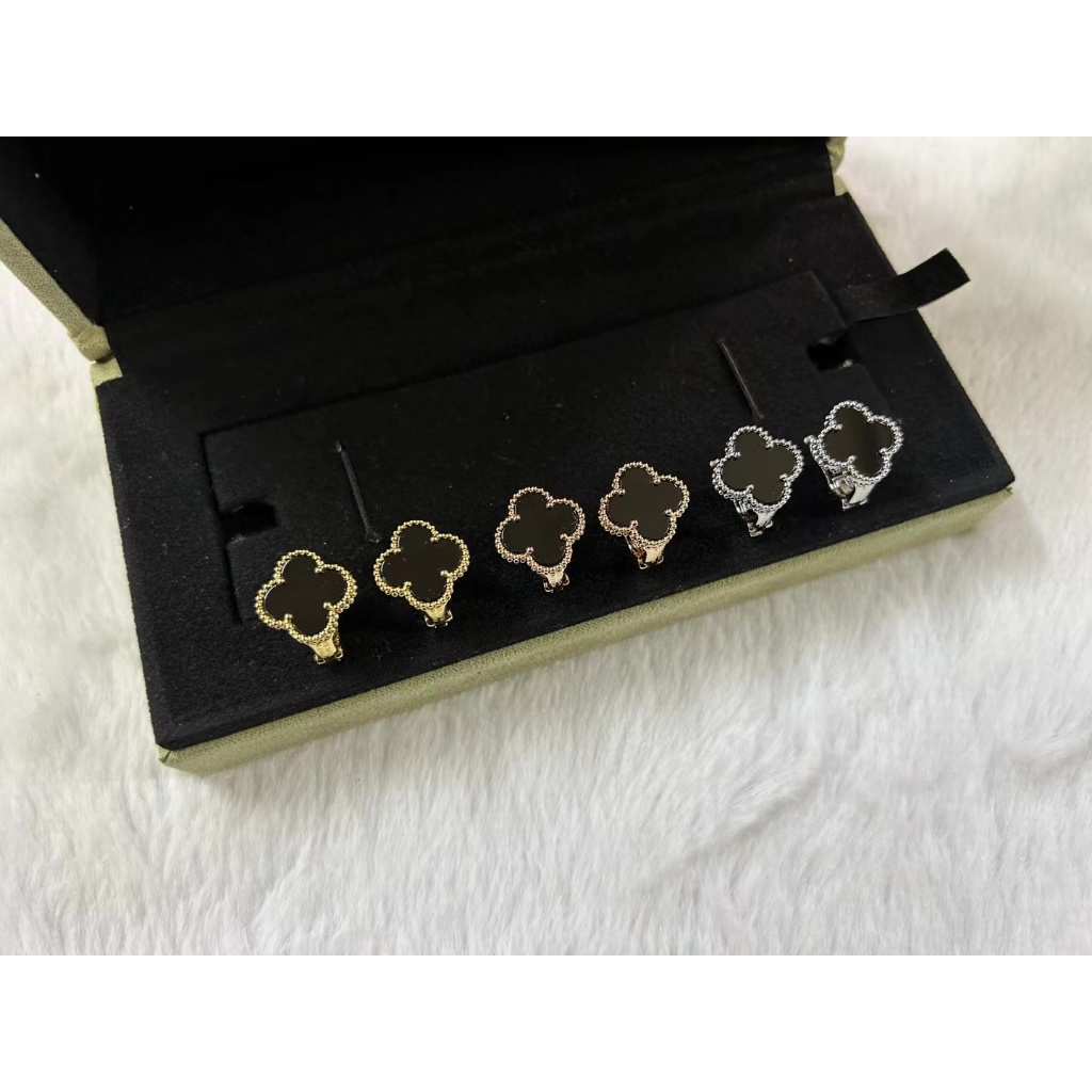 Bông Tai vca van cleef & arpels Màu Đỏ Trung Bình