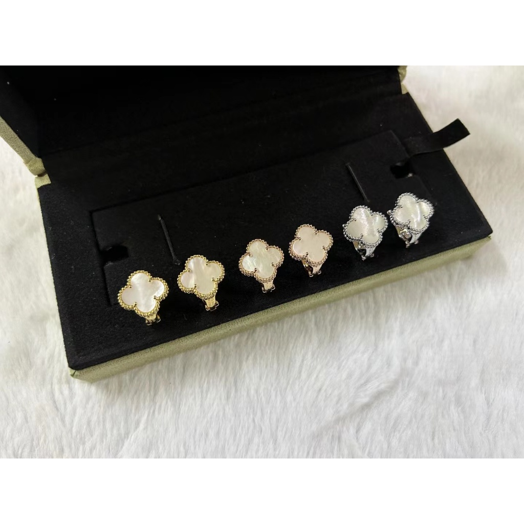 Bông Tai vca van cleef & arpels Màu Đỏ Trung Bình