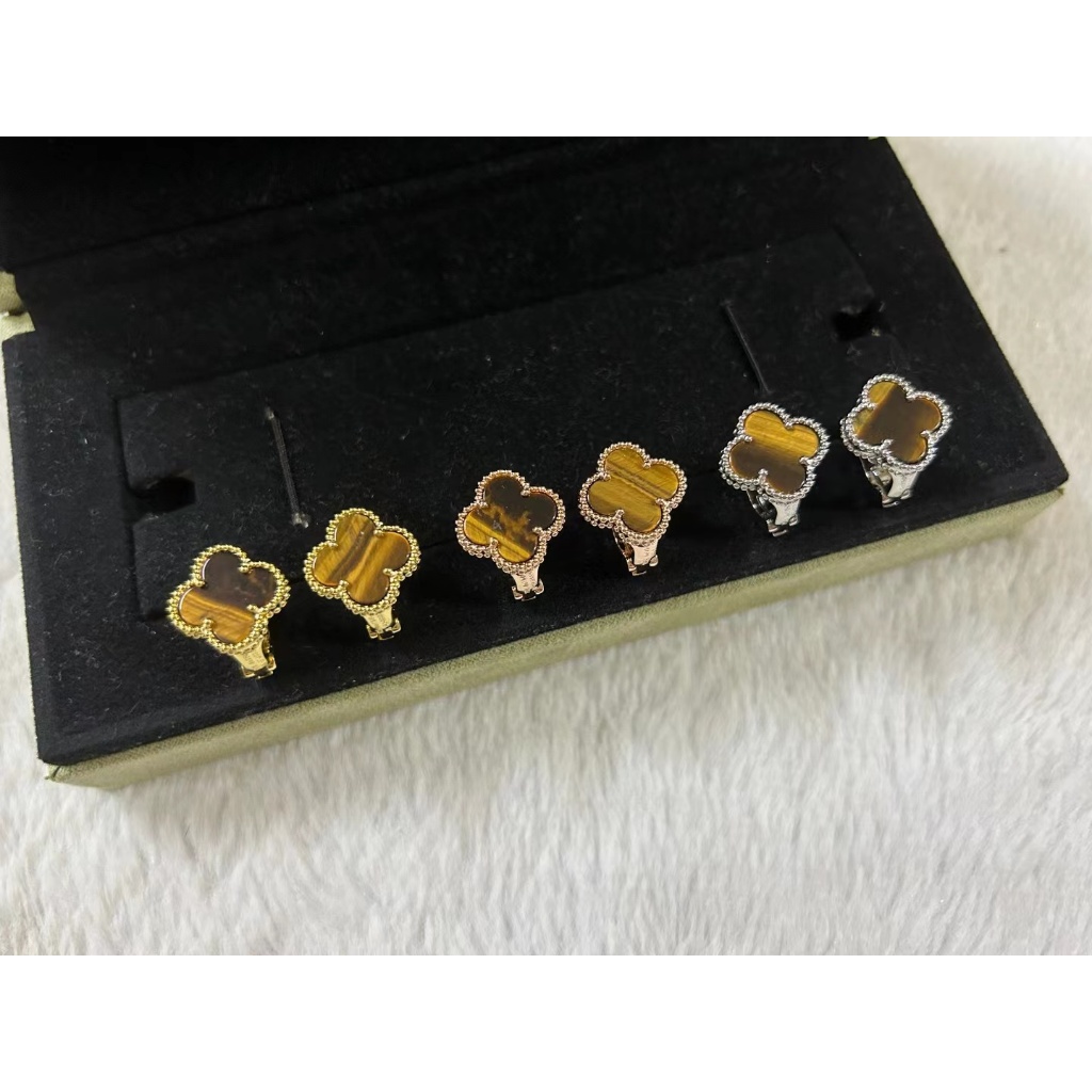 Bông Tai vca van cleef & arpels Màu Đỏ Trung Bình