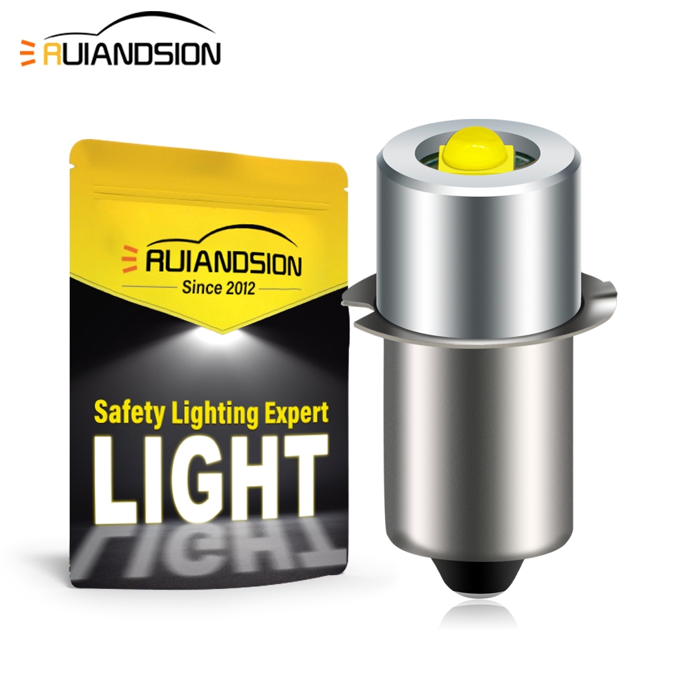 Bóng Đèn Pin LED DC 3-6V 3W P13.5S Ánh Sáng Trắng Tiện Dụng