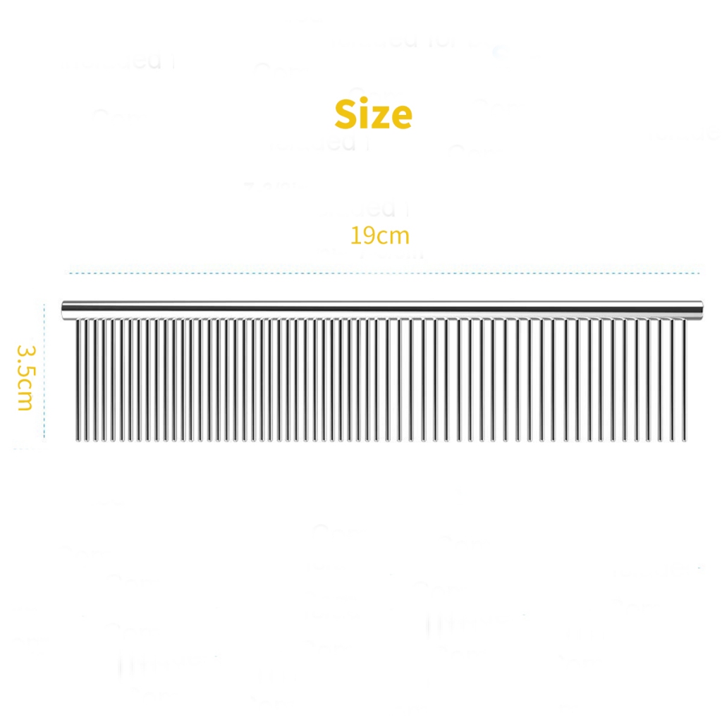 Lược Chải Lông Thú Cưng Răng Tròn Chống Trượt Có Tay Cầm Ngăn Chặn Thắt Nút Và Thảm Dài