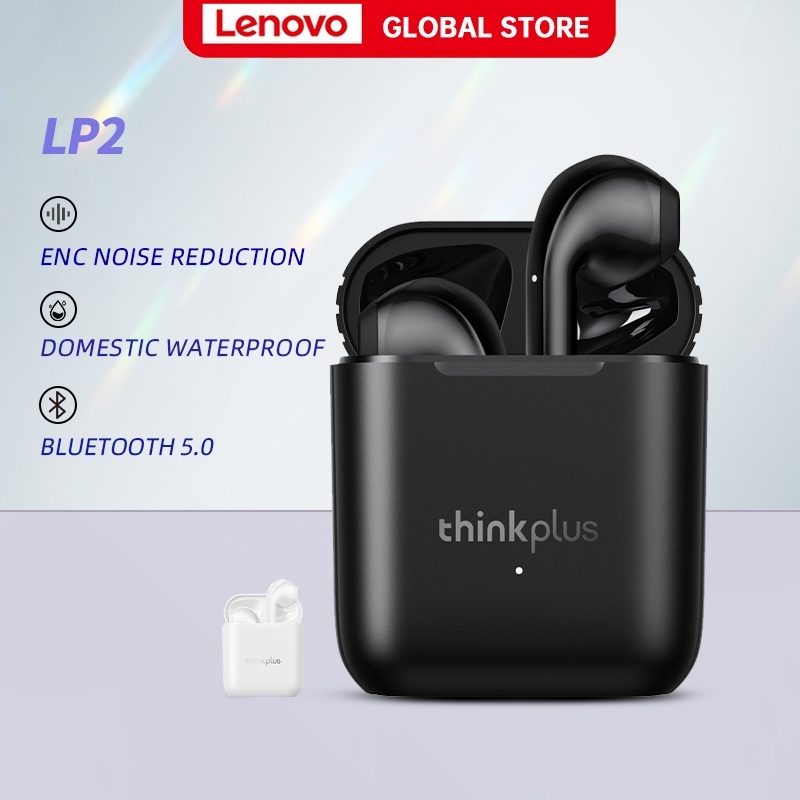 Tai Nghe bluetooth Không Dây lenovo LP2 tws ipx5 Giảm Tiếng Ồn Chống Thấm Nước Chất Lượng Cao Cho iphone oppo iphone oppo
