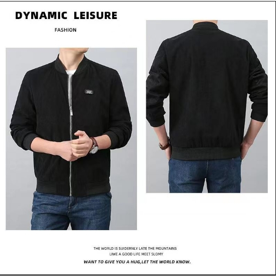 Áo Khoác Nhung Lông Cừu Ấm Áp Thời Trang Mùa Thu Đông Hàn Quốc Giản Dị Dành Cho Nam