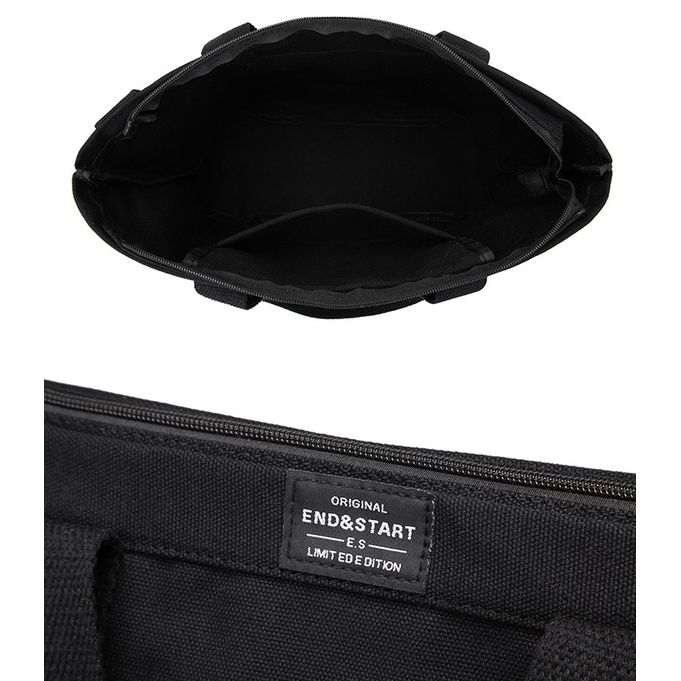 Canvas Túi đeo vai nam Túi xách tay vải bố size lớn túi tote nam thời trang phong cách Hàn Quốc big tote bag