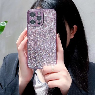 Ốp Điện Thoại Cứng Hình Vuông Lấp Lánh Cho iphone 14proamx 13 pro max 12 pro max 11 pro max