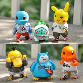 Set 6 mô hình nhân vật phim pokemon 5-10.5cm