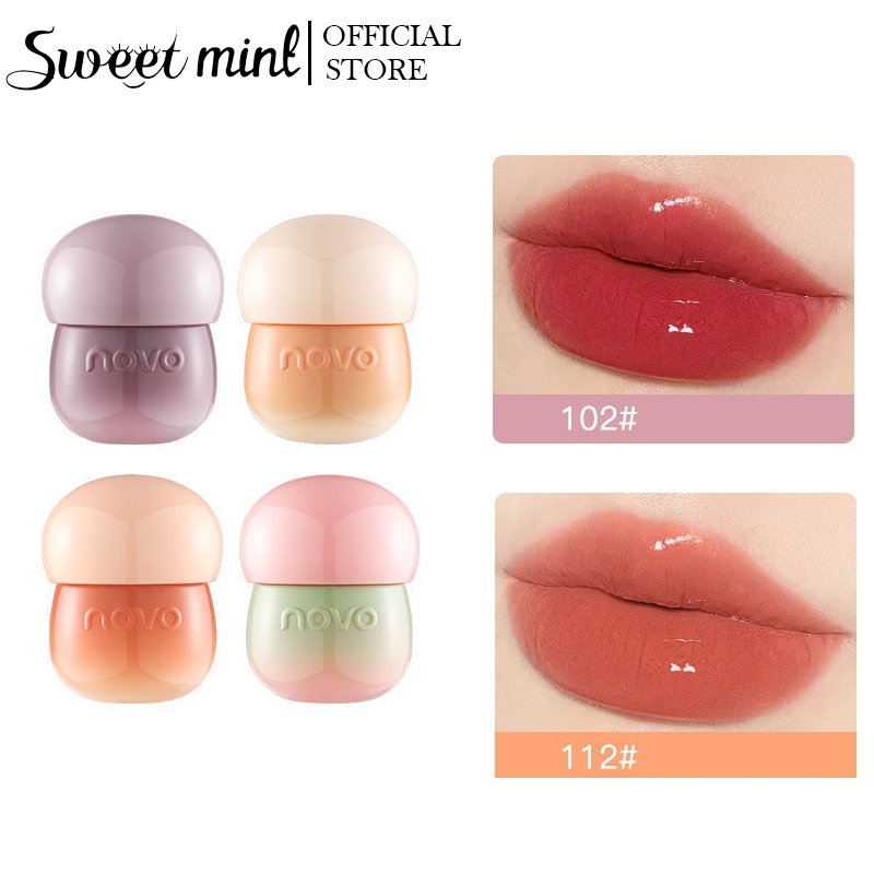 Sweet mint Son kem lì Cappuvini® NOVO dưỡng ẩm chống nước chống khô môi
