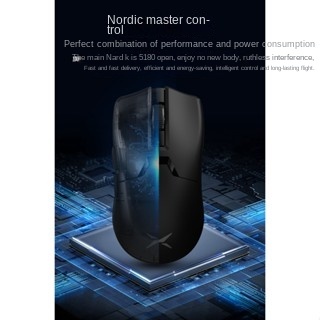 DELUX M800ultra Lightweight three-mode wired wireless 2.4G Bluetooth game mouse