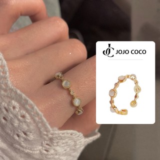 JOJO COCO Nhẫn Đeo Ngón Trỏ  Đơn Giản Thời Trang Hàn Quốc Cho Nữ