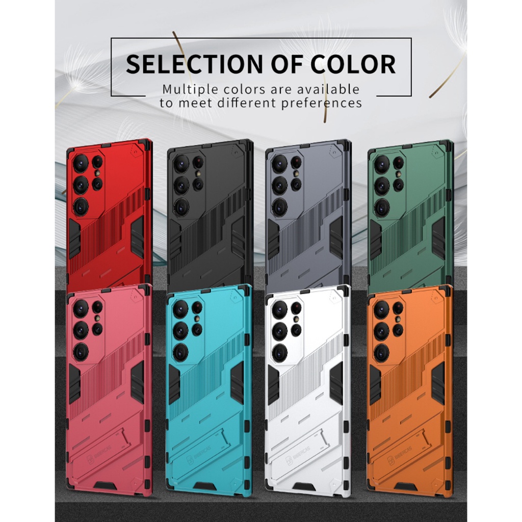 UFLAXE Ốp Điện Thoại Cho Samsung Galaxy S23 / 23 Plus / Samsung S23 Ultra / S23 FE Ốp Lưng Cứng Áo Giáp Punk Bảo Vệ Toàn Diện Có Chân Đỡ