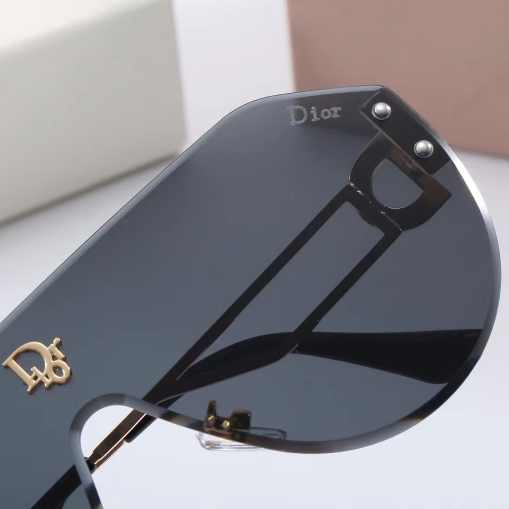 Kính Mát Gọng Vuông Oversize Chống Tia uv400 Thương Hiệu DIOR Sang Trọng Dành Cho Nam Và Nữ