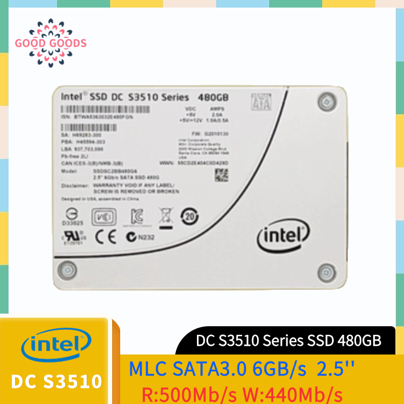 Máy Tính intel ssd dc s3510 series 480gb sata3.0 2.5 "mlc Chất Lượng Cao