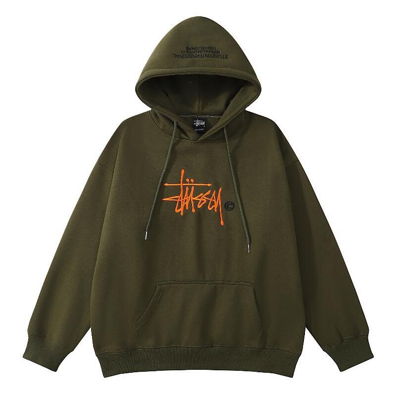 Mới Áo hoodie Tay Dài Dày Dặn Thêu Chữ Thời Trang Cho Nam Nữ