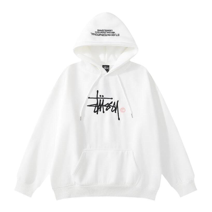 Mới Áo hoodie Tay Dài Dày Dặn Thêu Chữ Thời Trang Cho Nam Nữ