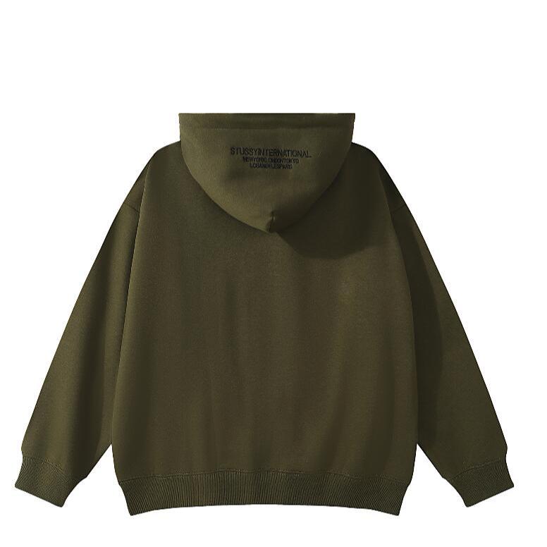 Mới Áo hoodie Tay Dài Dày Dặn Thêu Chữ Thời Trang Cho Nam Nữ