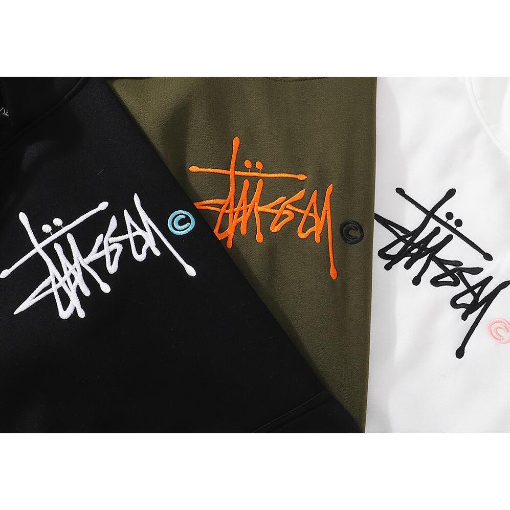 Mới Áo hoodie Tay Dài Dày Dặn Thêu Chữ Thời Trang Cho Nam Nữ