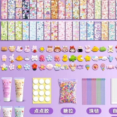 Bộ Thẻ Cuckoo Ba Lớp Kèm Keo Đựng Thẻ Cuckoo Lấp Lánh