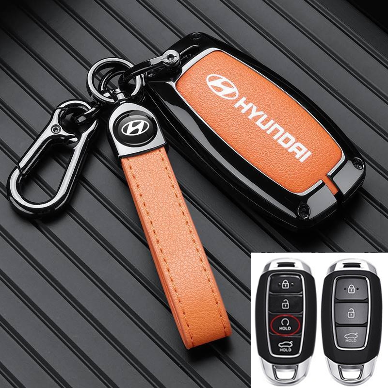Ốp chìa khoá accent 2023 2022 2021 chìa thông minh 4 nút bấm bao/Ốp chìa khoá Hyundai Kona Accent Santafe 2018 2020 3 nút bấm bao ốp chìa khóa Huyndai Accent 2021 - 2022 - 2023, Elantra 2023 4 nút