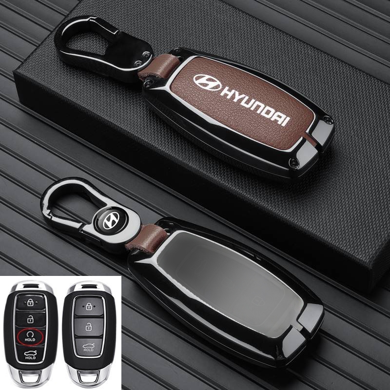 Ốp chìa khoá accent 2023 2022 2021 chìa thông minh 4 nút bấm bao/Ốp chìa khoá Hyundai Kona Accent Santafe 2018 2020 3 nút bấm bao ốp chìa khóa Huyndai Accent 2021 - 2022 - 2023, Elantra 2023 4 nút