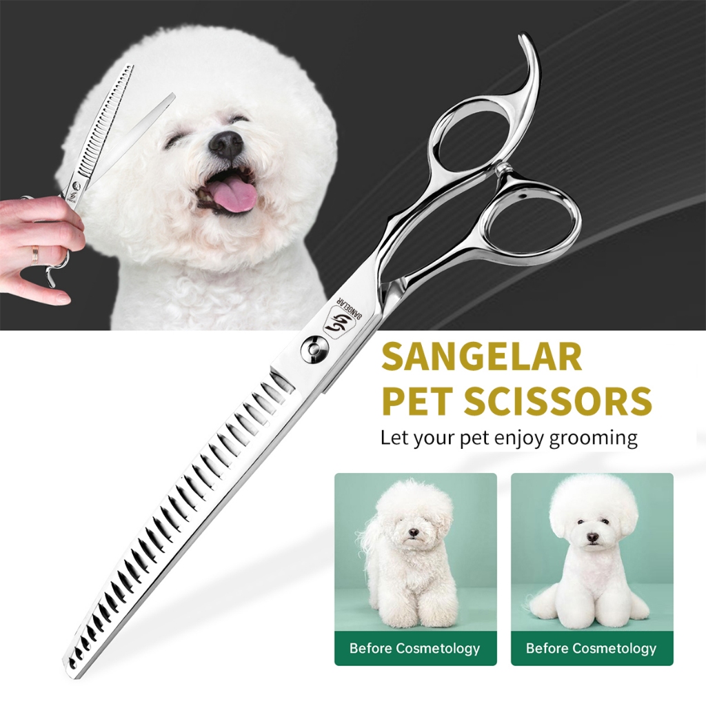 Sangelar Kéo Cắt Tỉa Lông Thú Cưng Chuyên Nghiệp 7.5 inch 8 inch 440c
