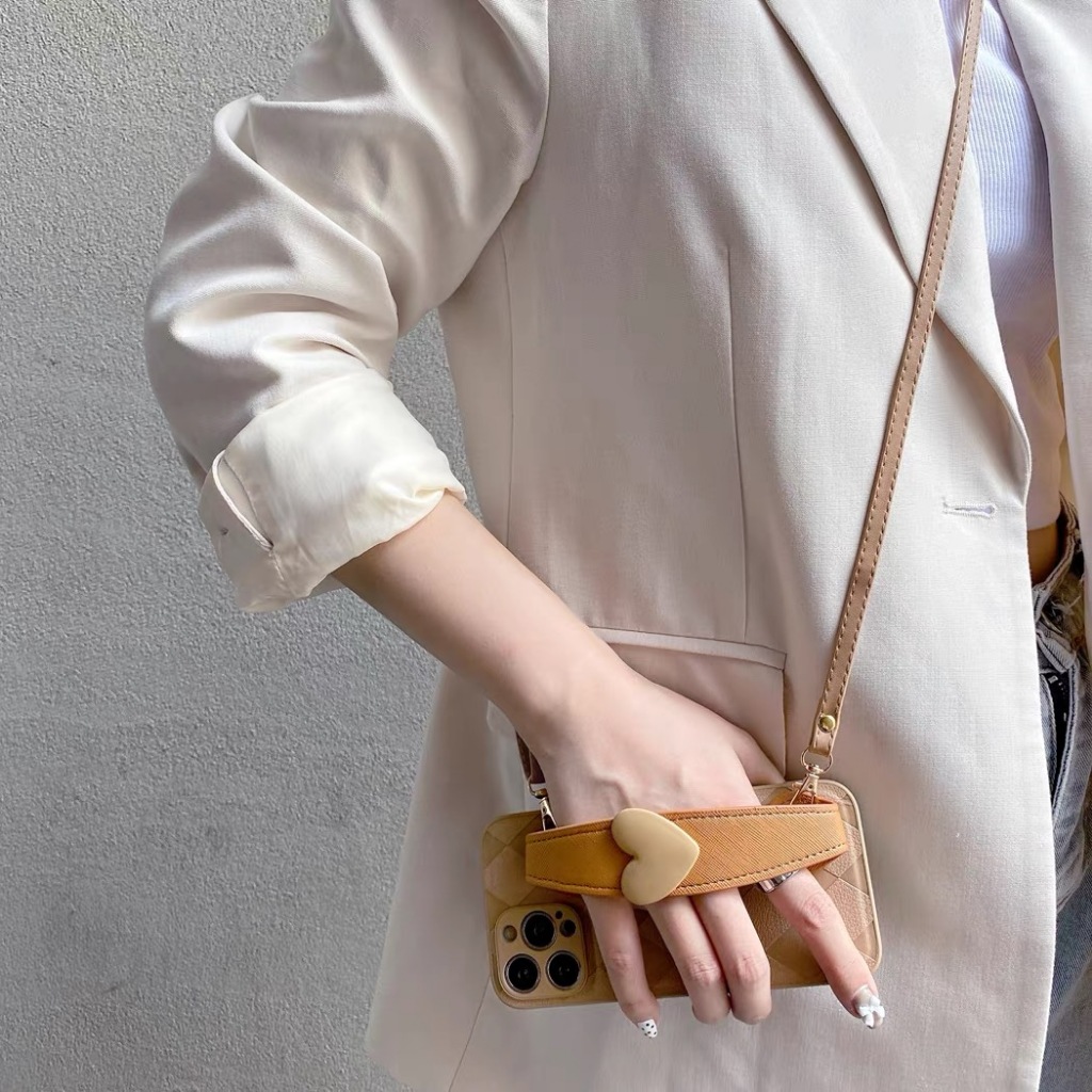 Ốp Điện Thoại Dẻo Hình Vuông Đính Kim Cương Kèm Trái Tim Cho iphone 14Proax 13 pro max 12 pro max 11 pro max xsmax xr x 7 8 plus