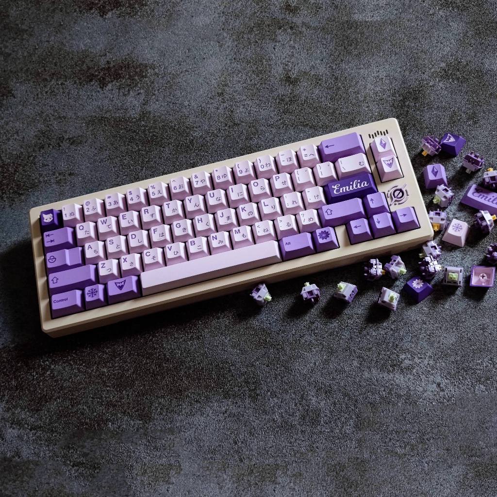 GMK Băng Phù Thủy Keycaps, 149 Phím Keycaps PBT Anh Đào Hồ Sơ DYE-SUB Cá Tính Keycaps GMK Cho Bàn Phím Cơ