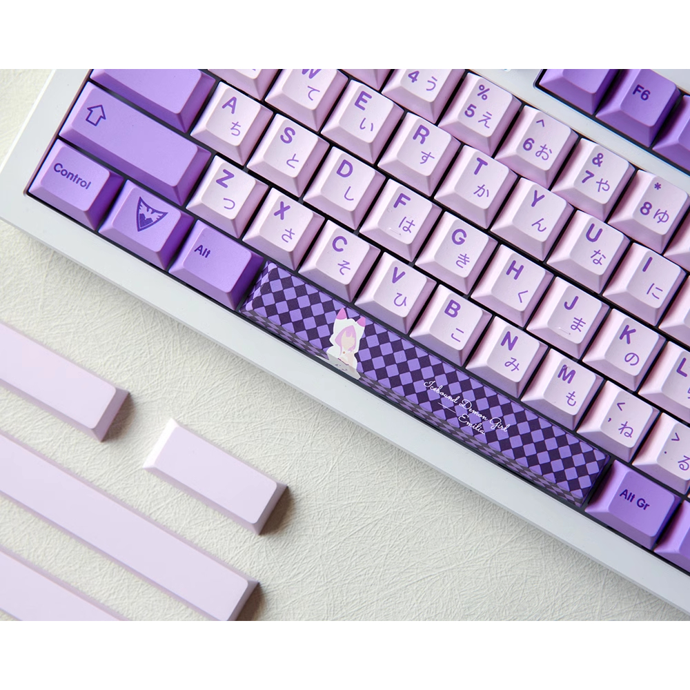 GMK Băng Phù Thủy Keycaps, 149 Phím Keycaps PBT Anh Đào Hồ Sơ DYE-SUB Cá Tính Keycaps GMK Cho Bàn Phím Cơ