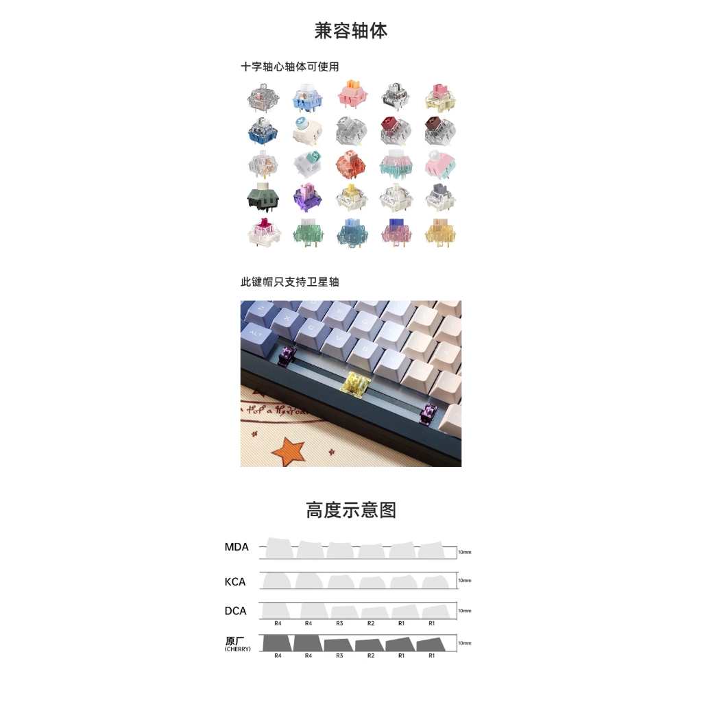 Trẻ thơ Keycaps, 143 Phím Keycaps PBT MDA Profile DYE-SUB Keycaps GMK được cá nhân hóa cho bàn phím cơ