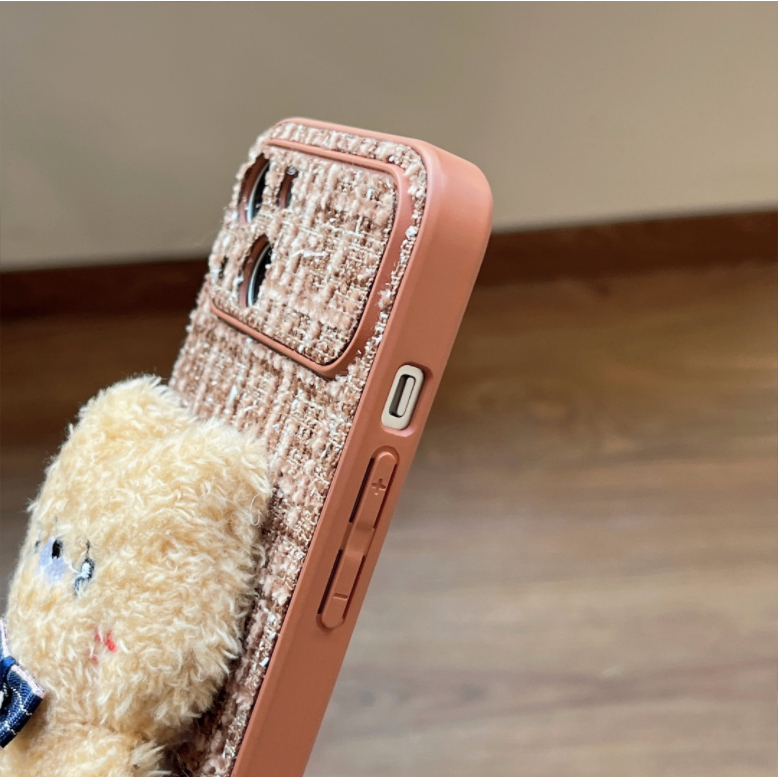 Phù Hợp Ốp Điện Thoại Hình Thỏ Bông Cho iphone 11 12 13 14 15 15 pro 15 pro max