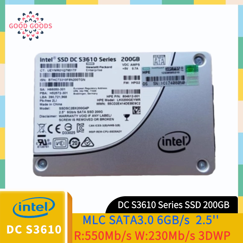 Máy Tính intel ssd dc s3610 series 200gb sata3.0 2.5 "mlc 3dwp Chất Lượng Cao