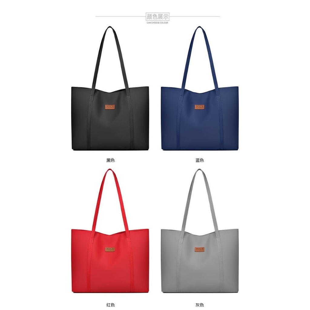 Túi Xách tote Vải oxford Cỡ Lớn Chống Thấm Nước Thiết Kế Đơn Giản