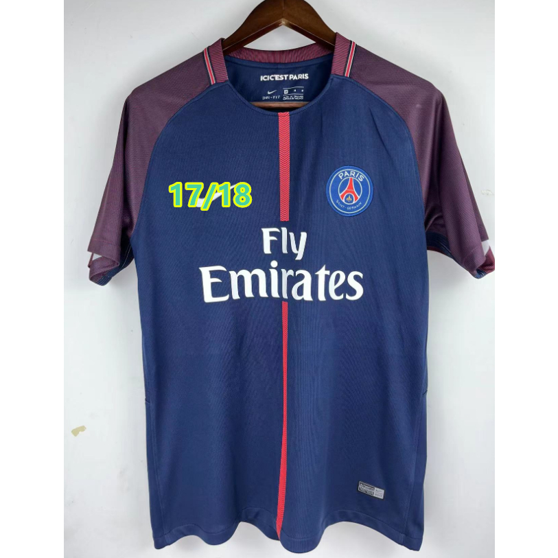 Áo Bóng Đá Đội Tuyển paris 02 03 17 18 12 13 psg Phong Cách retro