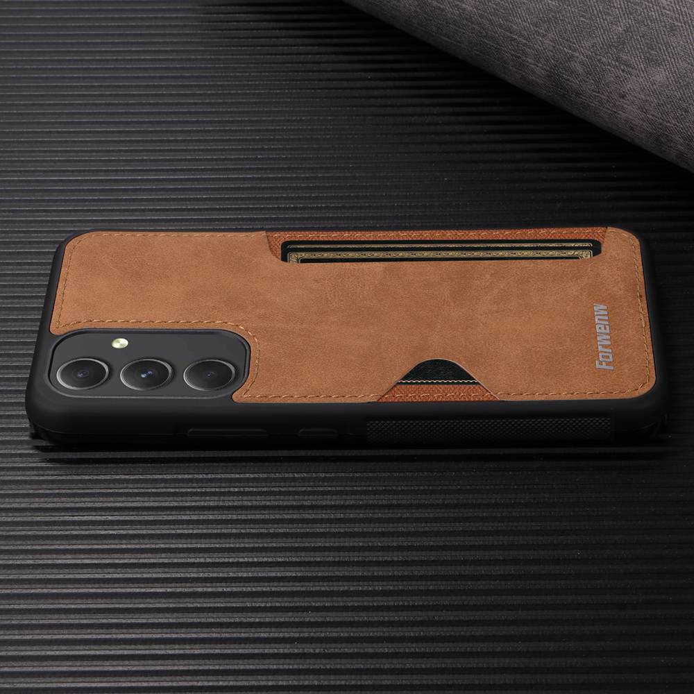 Thẻ Ốp Điện Thoại Da pu Viền tpu Dẻo Sang Trọng Chống Sốc Cho samsung galaxy a13 a14 a23 a24 a25 a33 a34 a53 a54 a73 f5