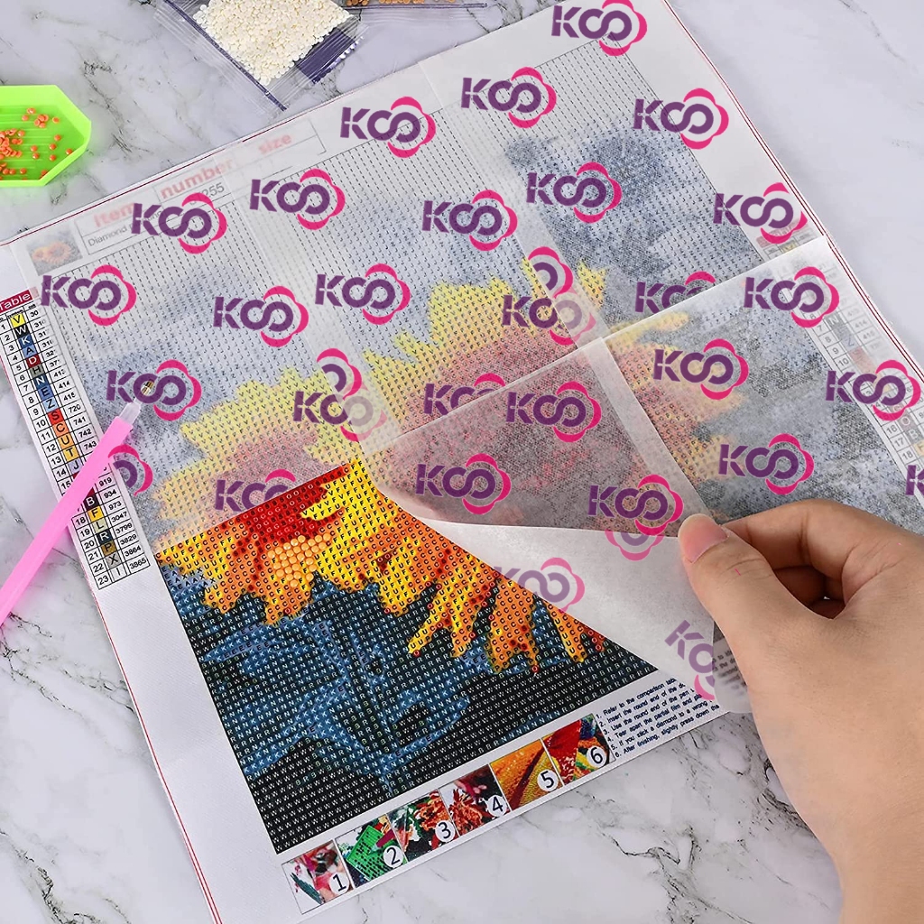 Bộ Tranh Đính Đá 5D Hai Mặt Chống Dính Kích Thước 15X10Cm