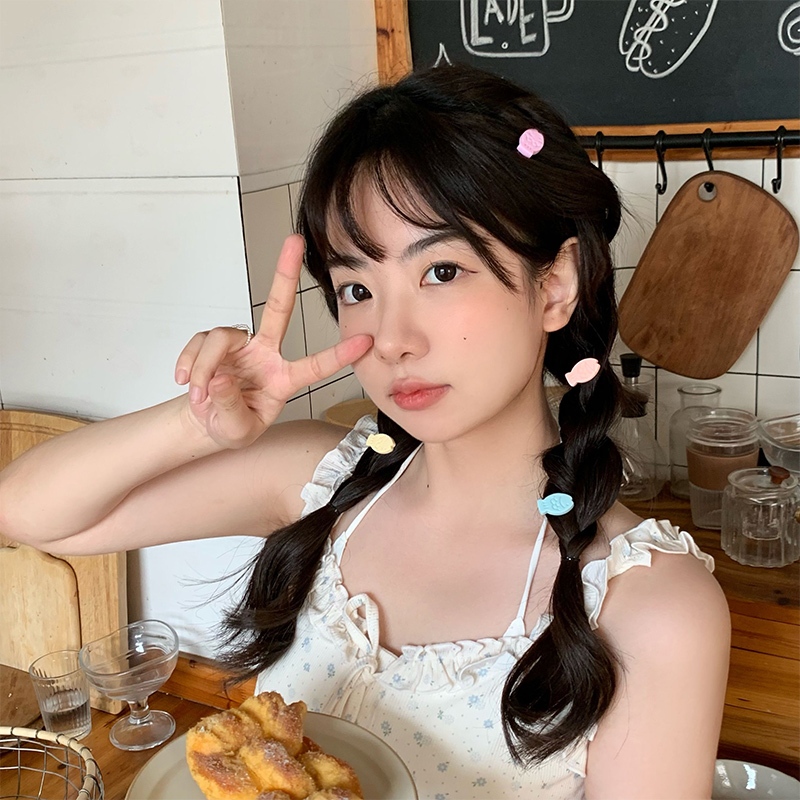 ✨✨Kẹp Tóc Mỏ Vịt mini Hình Cá Hoạt Hình Dễ Thương Cho Nữ