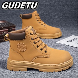 Gudetu giày bốt cổ cao in chữ tiếng anh cá tính cho nam giày bốt da cổ điển cho nam áo thun in hình doc martens thời trang cho nam giày bốt da thời trang dành cho nam giày bốt cổ cao thời trang dành cho nam
