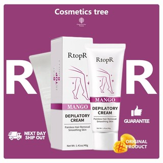 Kem tẩy lông nam nữ thông dụng RtopR, toàn thân mặt, chỗ riêng tư chuyên dùng kem tẩy lông,40g