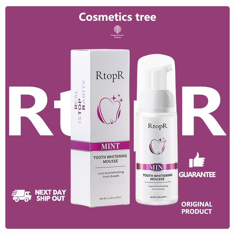 làm trắng răng RtopR,gel làm trắng răng,Vệ sinh răng,Mousse làm sạch răng,Vệ sinh răng miệng,60ml