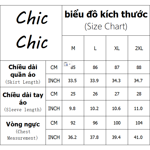 Chic Chic váy nữ Đầm Body Cho thời váy trang hàng cao cấp tính cách A92M2YF 2023 NEW | BigBuy360 - bigbuy360.vn