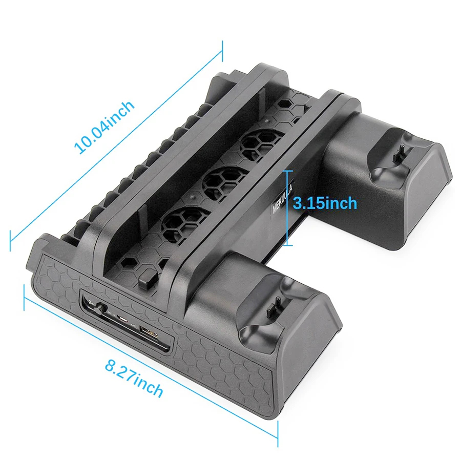 For sony PS4 Chân đế quạt tản nhiệt + sạc tay cầm 3 in 1 cho PS4 PS4 Slim và Ps4 Pro