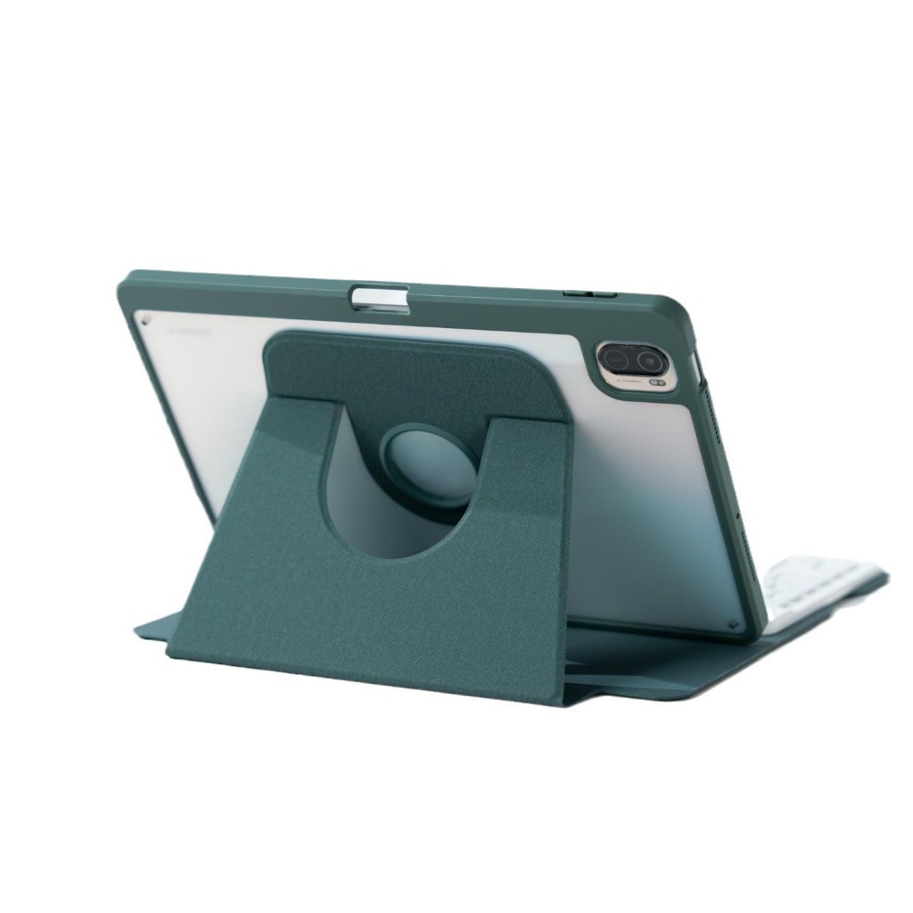 Bao Da Máy Tính Bảng Bằng acrylic Cứng Trong Suốt Tích Hợp Bàn Phím Xoay Và Ngăn Đựng Bút Cho huawei matepad 11 / air 11.5