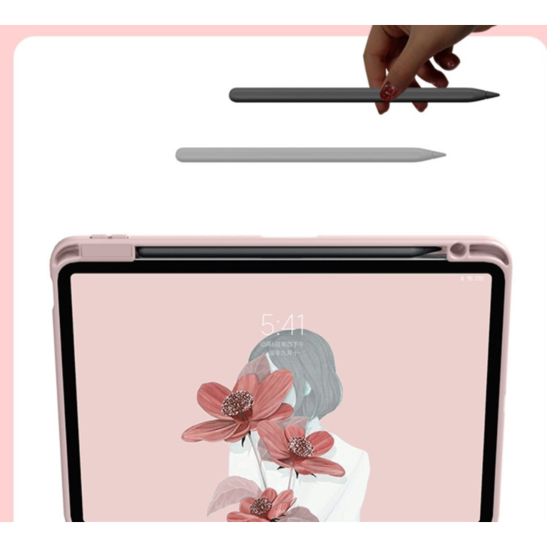 Bao Da Máy Tính Bảng Bằng acrylic Cứng Trong Suốt Có Bàn Phím Xoay Và Ngăn Đựng Bút Cho xiaomi pad 5 / pad 5 pro 5 / pad 6